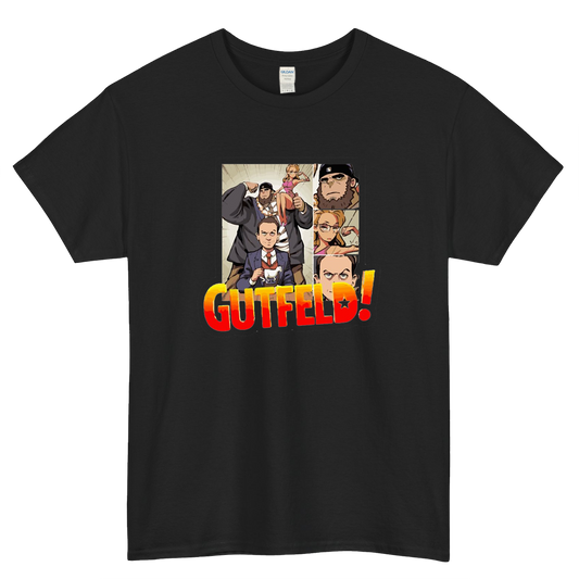 Greg Funny Gutfeld Blue Black Navy Logo Mens Unisex Short Sleeve T-Shirt Size S-3XL -P