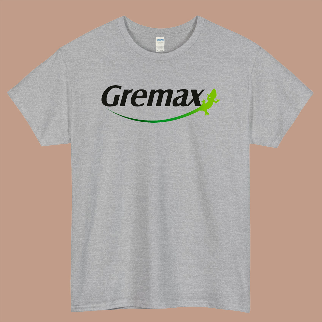 Gremax Tires Logo Mens Unisex Short Sleeve Gray T-Shirt Size S-3XL