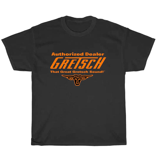 Gretsch Guitars Logo Men's Unisex T Shirt Size S to 3XL