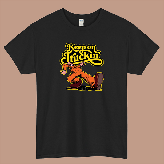 Grotesque Monster Keep On Truckin Logo Mens Unisex Short Sleeve T-Shirt Size S-3XL - P