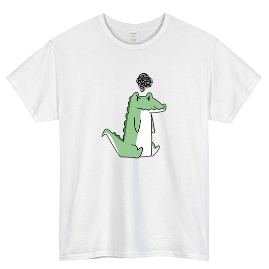 Grumpy Alligator Logo Mens Unisex Short Sleeve T-Shirt Size S-3XL - P