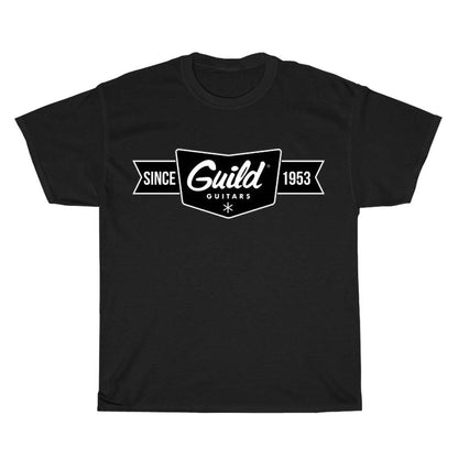 Guild Guitar Since 1953 Logo Men's Unisex T Shirt Size S to 3XL