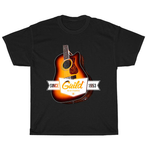 New Brand Guild Guitars Unisex T Shirt S - 3XL