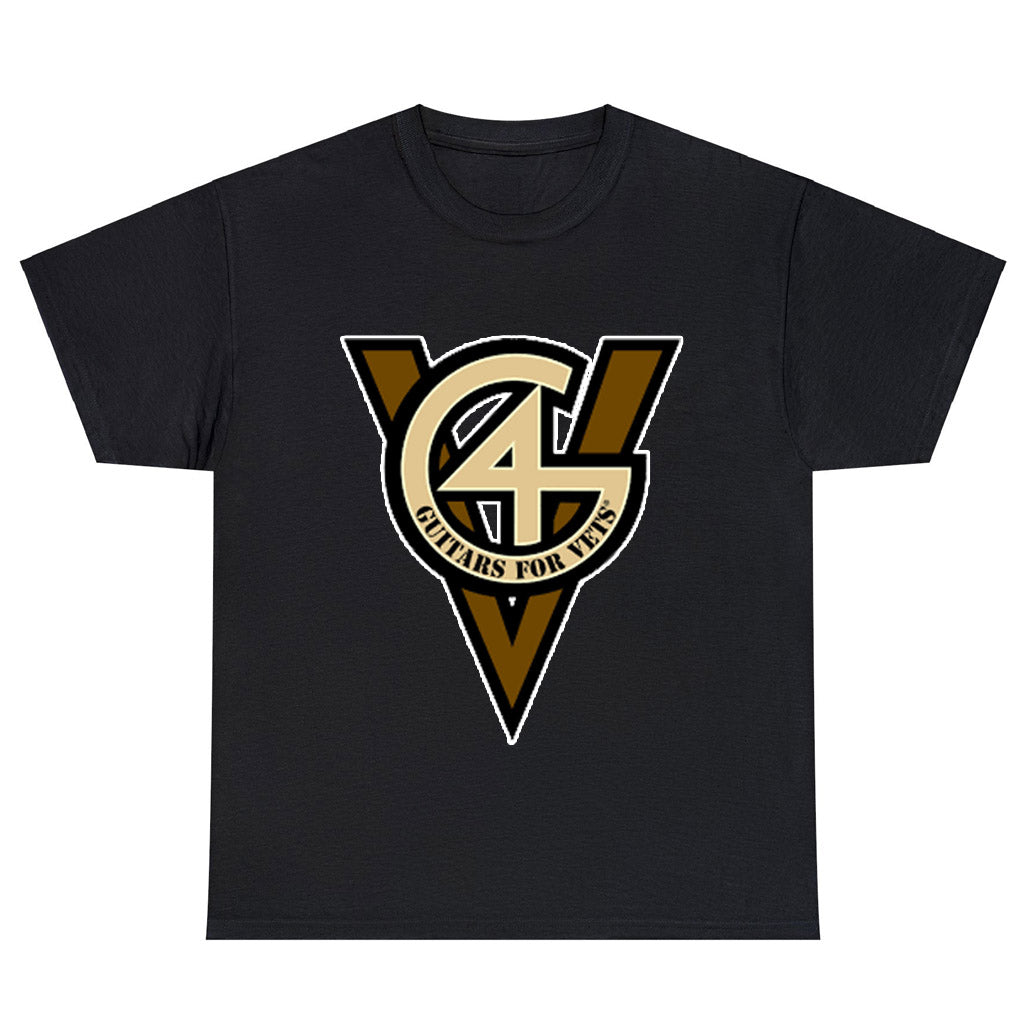 Guitar's For VETS Logo Unisex Men's T Shirt Size S to 3XL