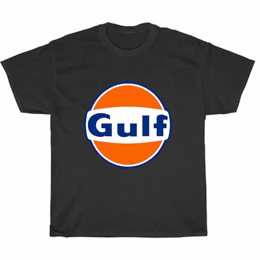 Gulf Oil Racing Logo Men's Unisex T Shirt Size S to 3XL
