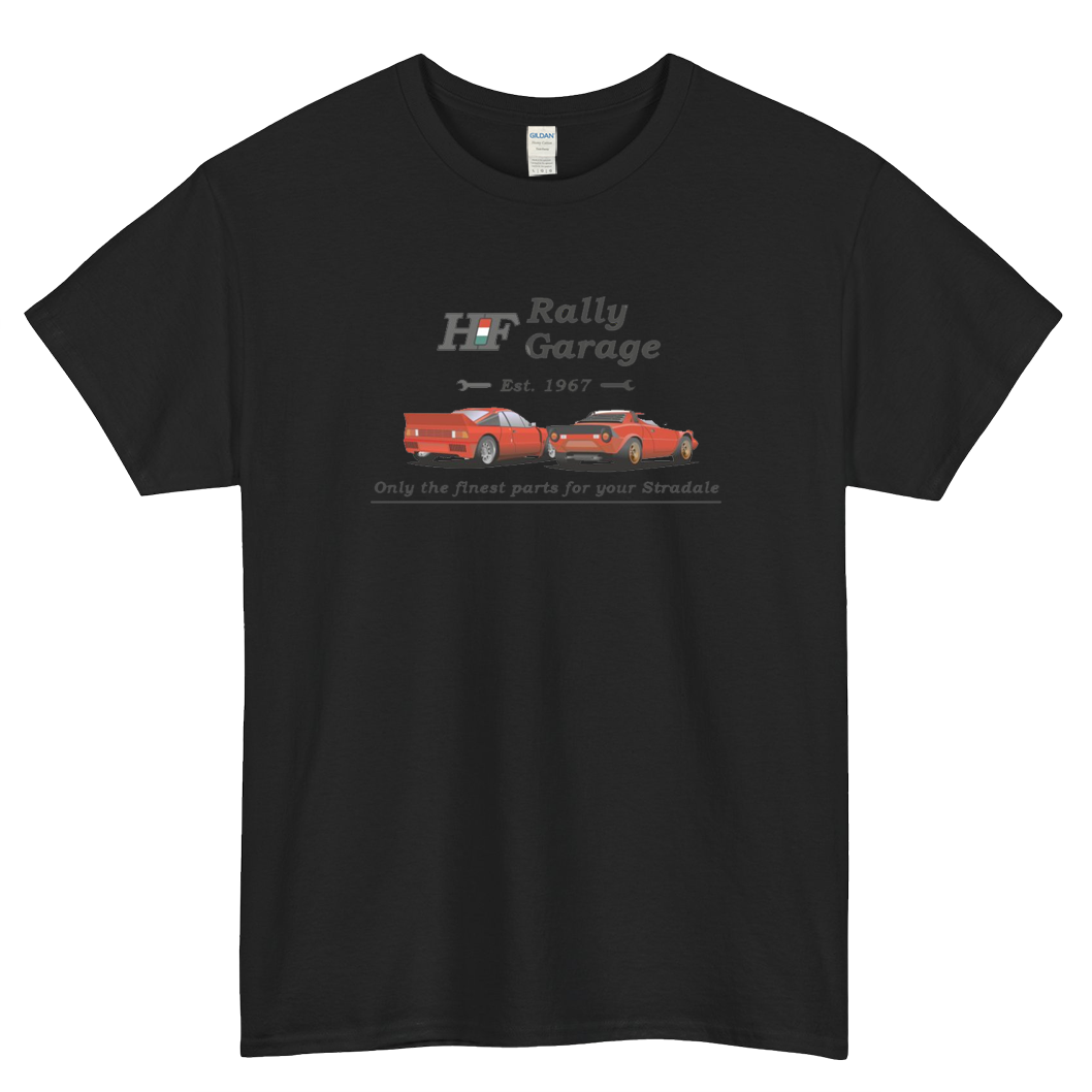 HF Rally Garage Logo Mens Unisex Short Sleeve T-Shirt Size S-3XL - P
