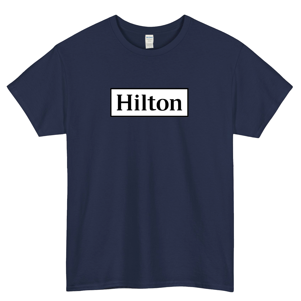 HILTON HOTEL LOGO short SLEEVE T SHIRT -P