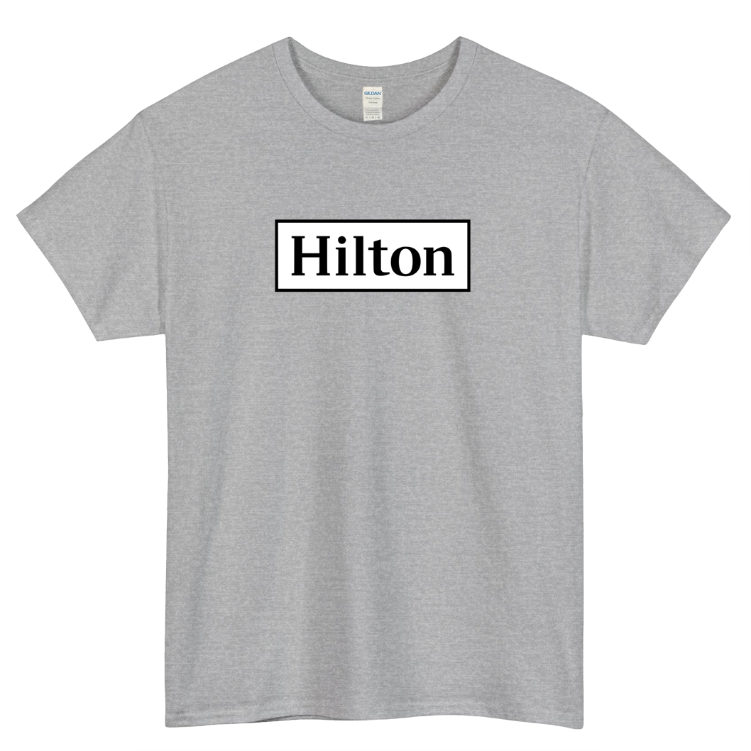 HILTON HOTEL LOGO short SLEEVE T SHIRT -P