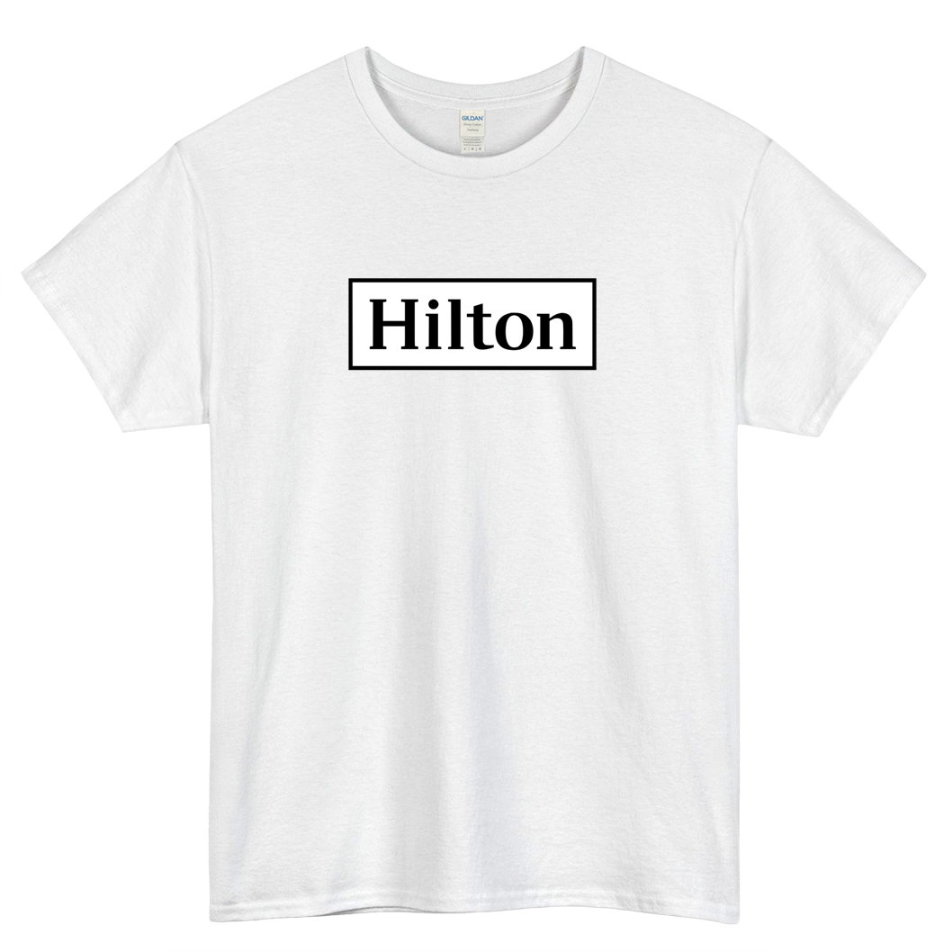 HILTON HOTEL LOGO short SLEEVE T SHIRT -P