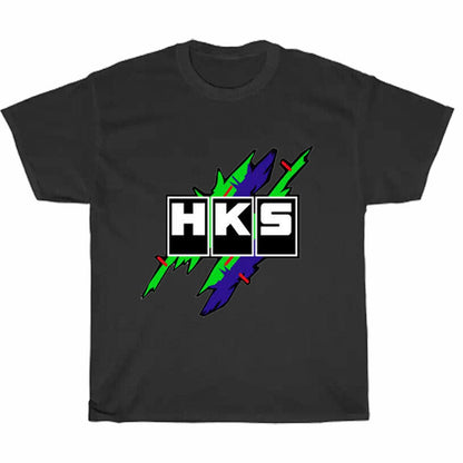 HKS Retro Pattern Logo Men's Unisex T Shirt Size S to 3XL