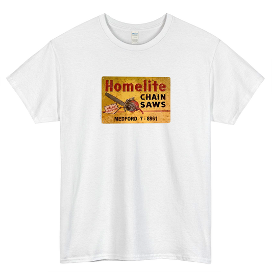 HOMELITE CHAINSAWS RACING LOGO 1  short SLEEVE T SHIRT -P
