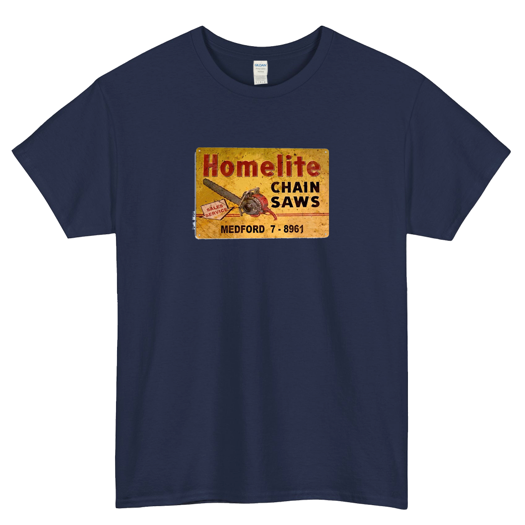 HOMELITE CHAINSAWS RACING LOGO 1  short SLEEVE T SHIRT -P
