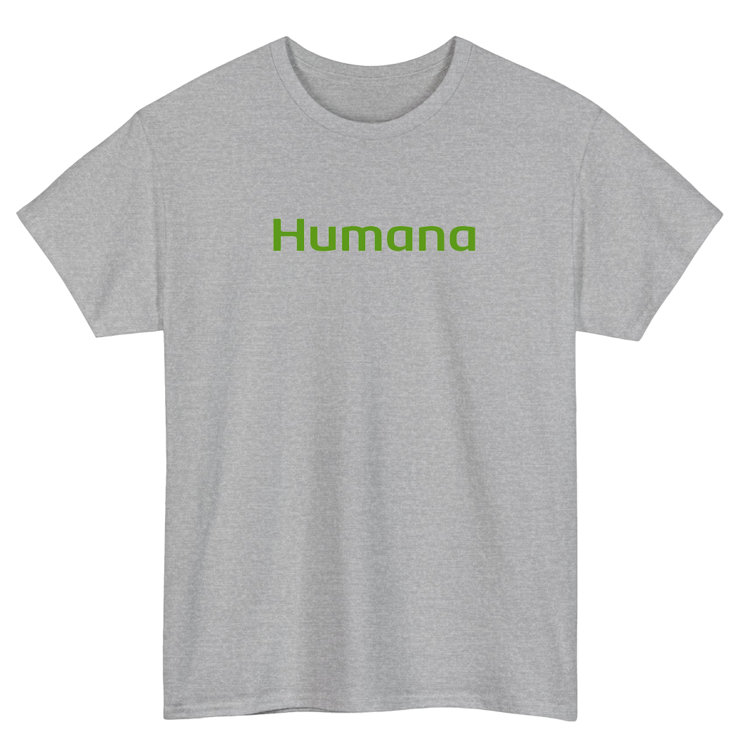HUMANA HEALTH INSURANCE Logo Mens Unisex Short Sleeve T-Shirt Size S-3XL - P