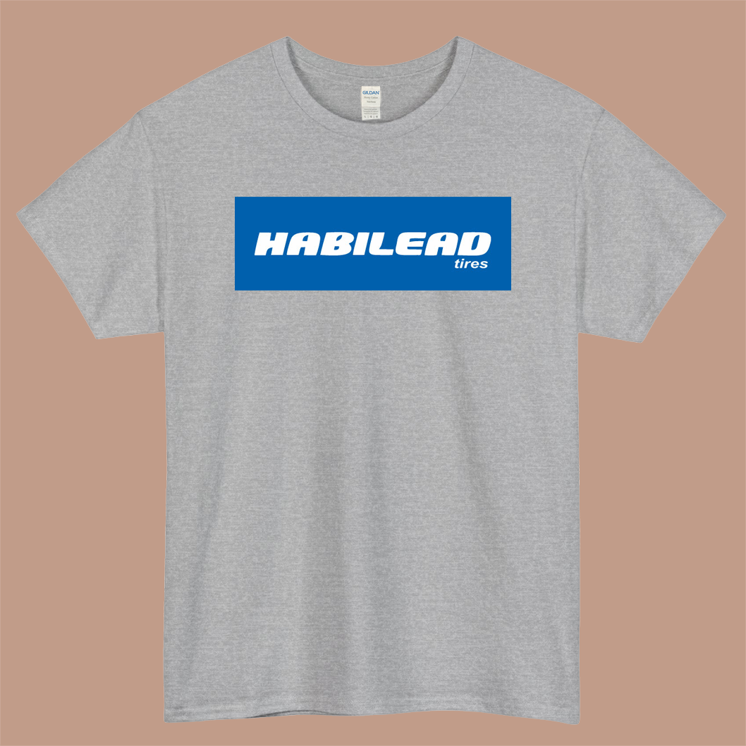 Habilead Tyres Logo Mens Unisex Short Sleeve Gray T-Shirt Size S-3XL
