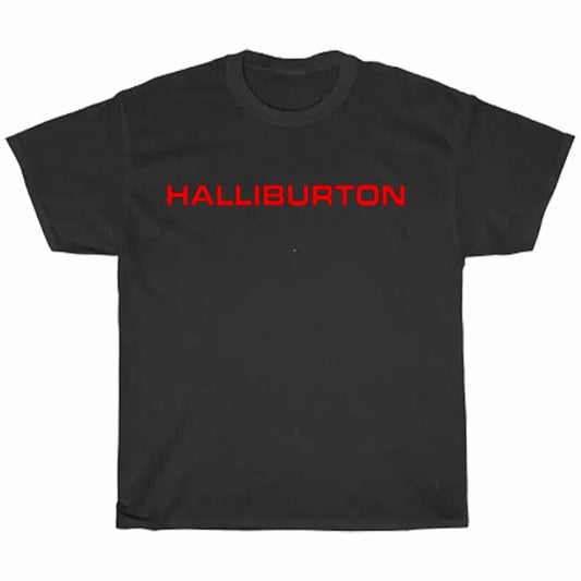 Halliburton Logo Men's Unisex T Shirt Size S to 3XL