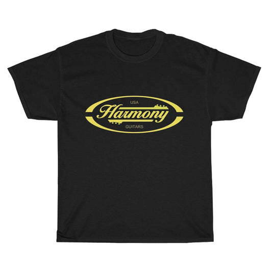 Harmony Guitars Logo Men's Unisex T Shirt Size S to 3XL