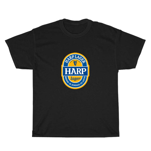 Harp Lager Logo Men's Unisex T Shirt Size S to 3XL
