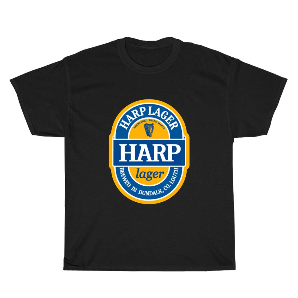 Harp Lager Logo Men's Unisex T Shirt Size S to 3XL
