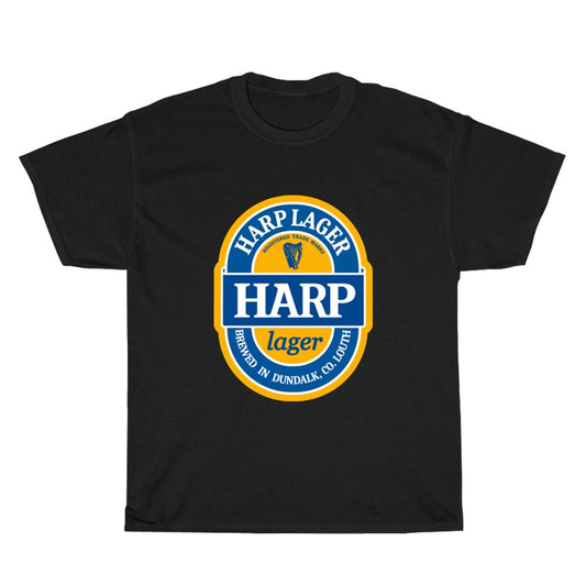 Harp Lager Logo Men's Unisex T Shirt Size S to 3XL