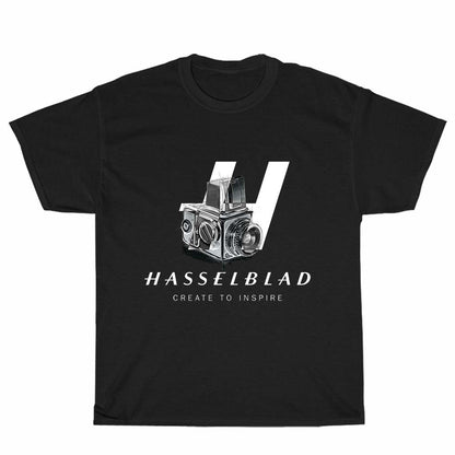 Hasselblad Camera Men's Black T-shirt Logo Unisex Men's T Shirt Size S to 3XL