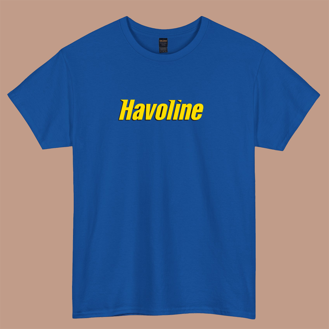 Havoline Racing Oil logo short sleeve t shirt size S-3XL- P