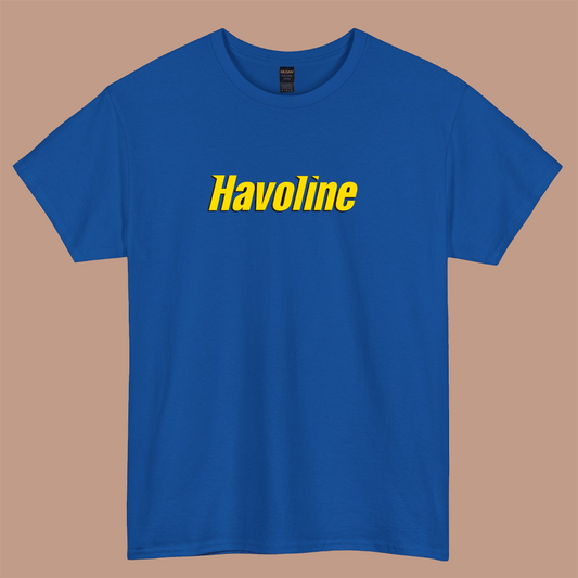 Havoline Racing Oil logo short sleeve t shirt size S-3XL- P