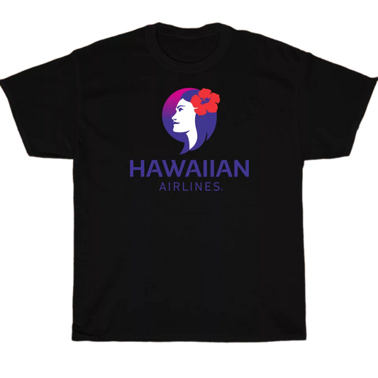 Hawaiian Airlines Logo Men's Unisex T Shirt Size S to 3XL