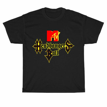 Headbangers Ball Music Logo Men's Unisex T Shirt Size S to 3XL