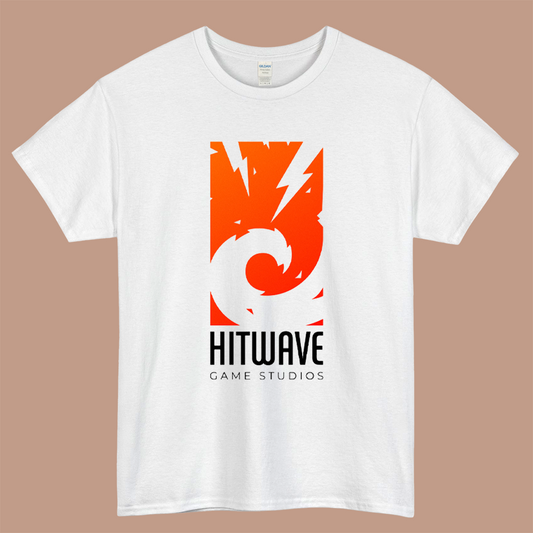 Heatwave Game Studio Logo Mens Unisex Short Sleeve White T-Shirt Size S-3XL