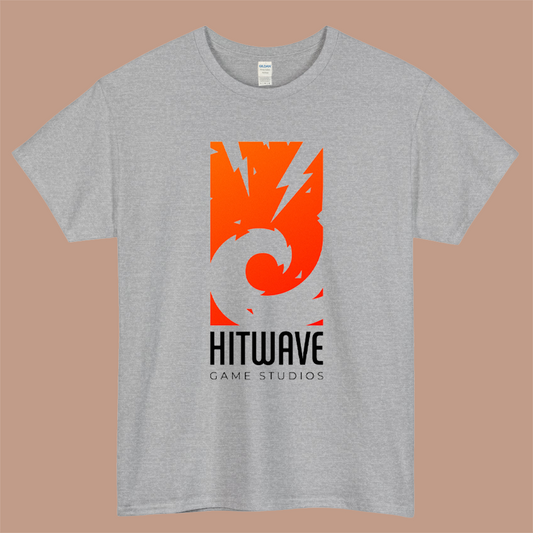 Heatwave Game Studio Logo Mens Unisex Short Sleeve Gray T-Shirt Size S-3XL