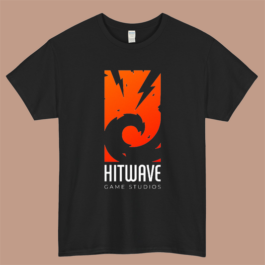 Heatwave Game Studio Logo Mens Unisex Short Sleeve Black T-Shirt Size S-3XL