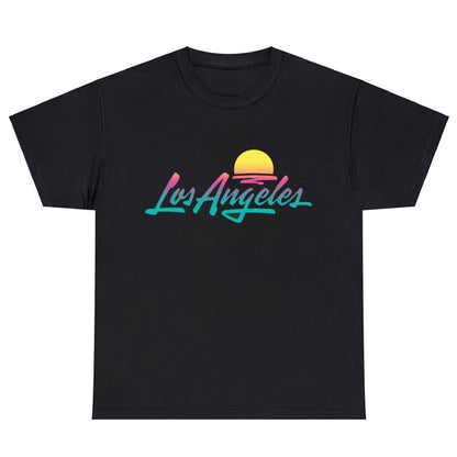 Heaven 80's Los Angeles Novelty Logo Unisex Men's T Shirt Size S to 3XL