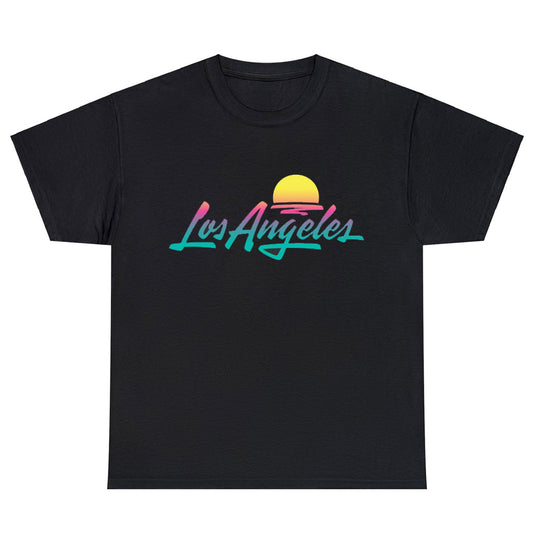 Heaven 80's Los Angeles Novelty Logo Unisex Men's T Shirt Size S to 3XL