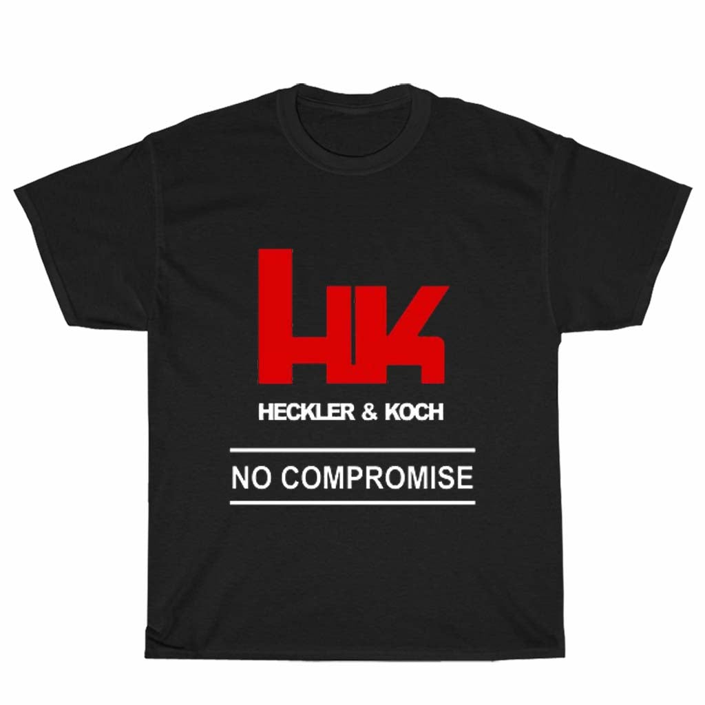 Heckler & Koch HK Guns Firearms logo Unisex Men's T Shirt Size S to 3XL
