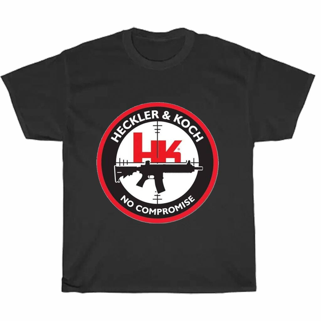 Heckler & Koch HK Guns Firearms Logo Men's Unisex T Shirt Size S to 3XL