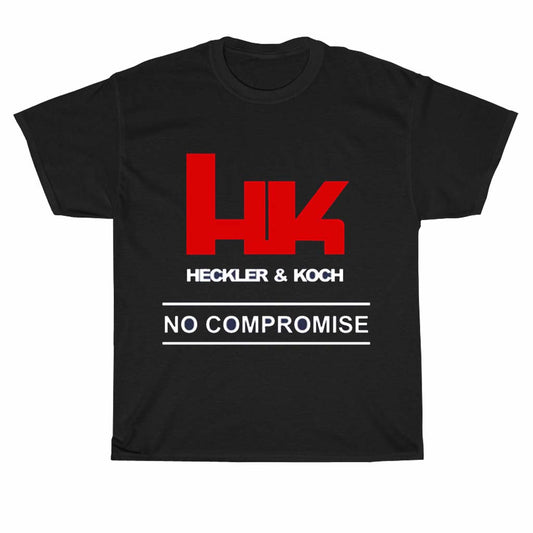Heckler & Koch HK Guns Firearms logo Men's Unisex T Shirt Size S to 3XL