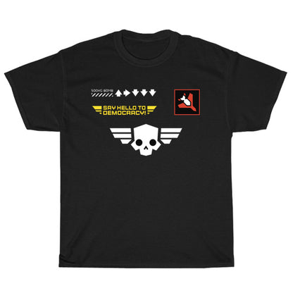 Helldivers-500kg-bomb Orange Logo Men's Unisex T Shirt Size S to 3XL