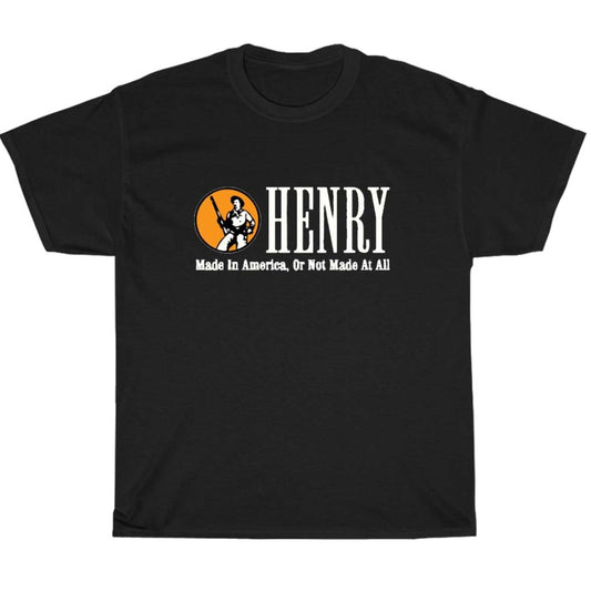 Henry Repeating Arms Firearms Logo Men's Unisex T Shirt Size S to 3XL