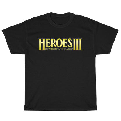 Heroes Of Might And Magic 3 logo Unisex Men's T Shirt Size S to 3XL