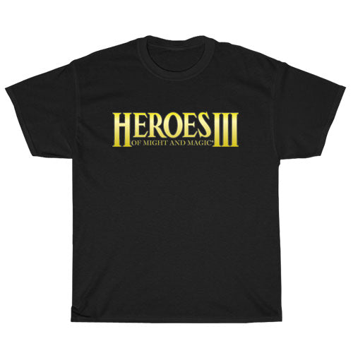 Heroes Of Might And Magic 3 logo Unisex Men's T Shirt Size S to 3XL