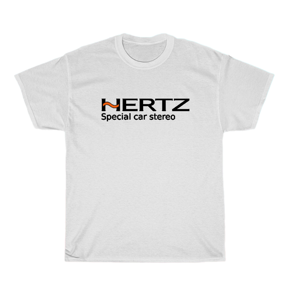 Hertz Car Stereo Audio Logo Men's Unisex T Shirt Size S to 3XL