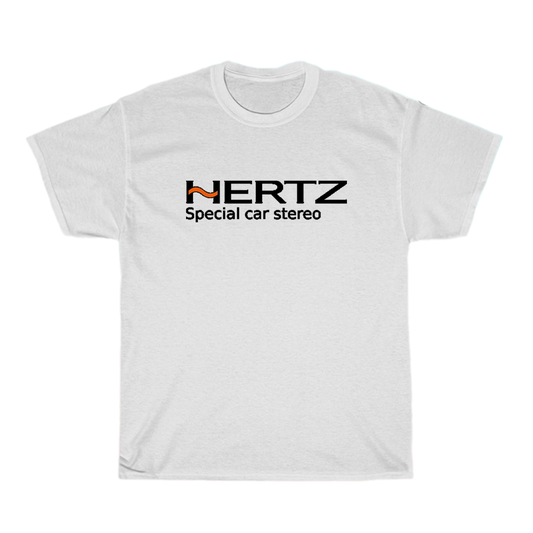 Hertz Car Stereo Audio Logo Men's Unisex T Shirt Size S to 3XL