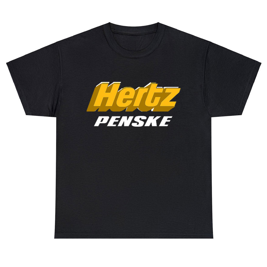 Hertz Penske Logo Unisex Men's T Shirt Size S to 3XL