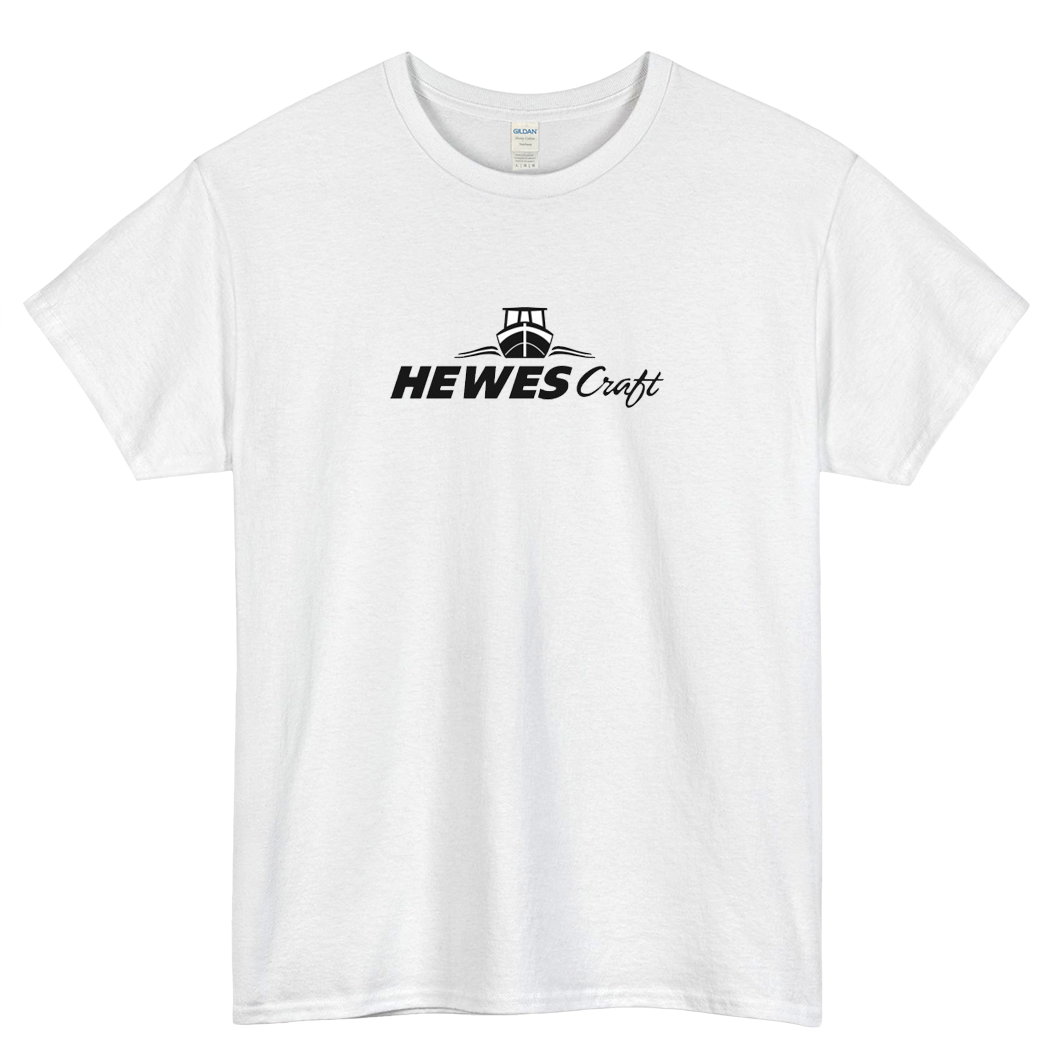 HewesCraft Boat Logo Decal  SHORT SLEEVE T SHIRT -P