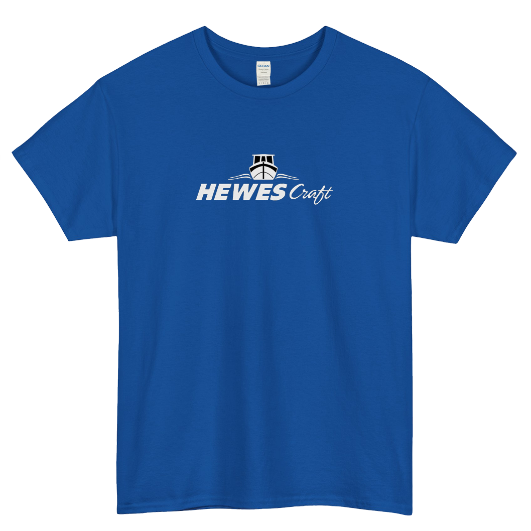 HewesCraft Boat Logo Decal  SHORT SLEEVE T SHIRT -P