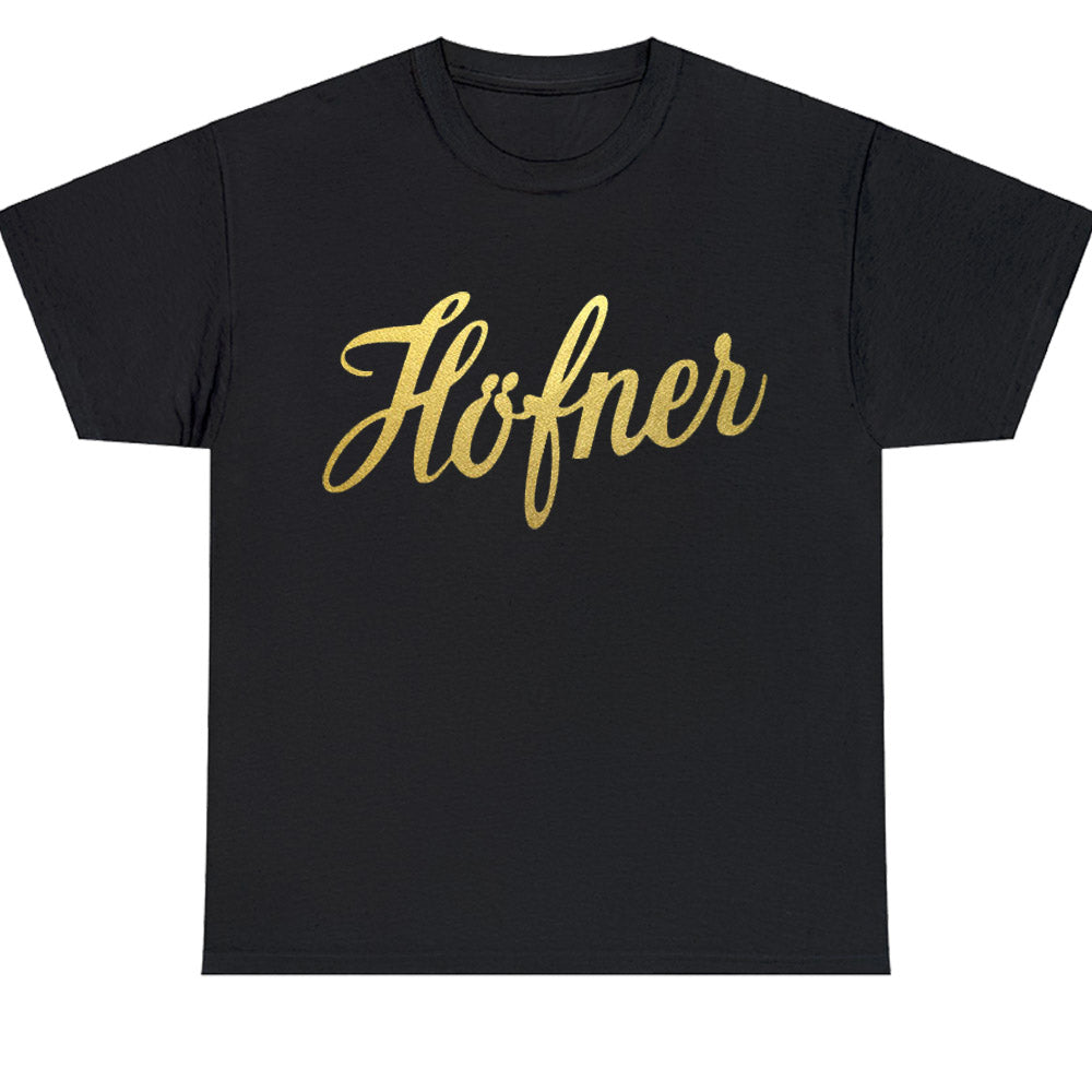 Hofner Guitar Company Logo Men's Unisex T Shirt Size S to 3XL