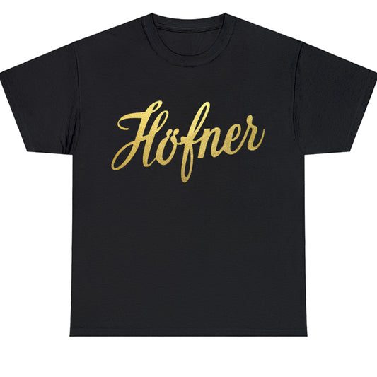 Hofner Guitar Company Logo Men's Unisex T Shirt Size S to 3XL