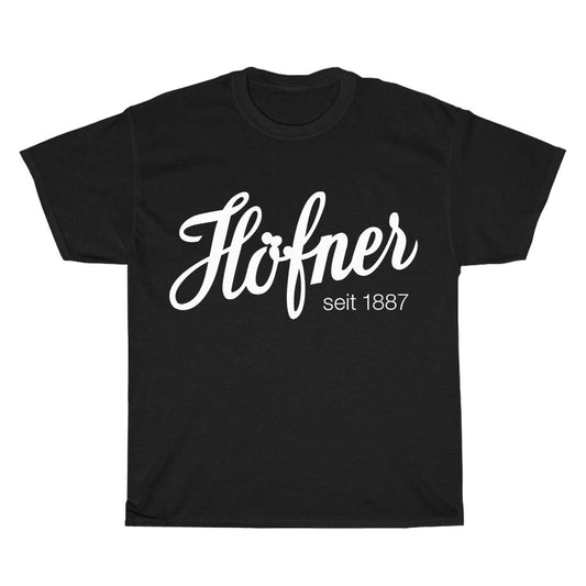 Hofner Guitars logo Men's Unisex T Shirt Size S to 3XL