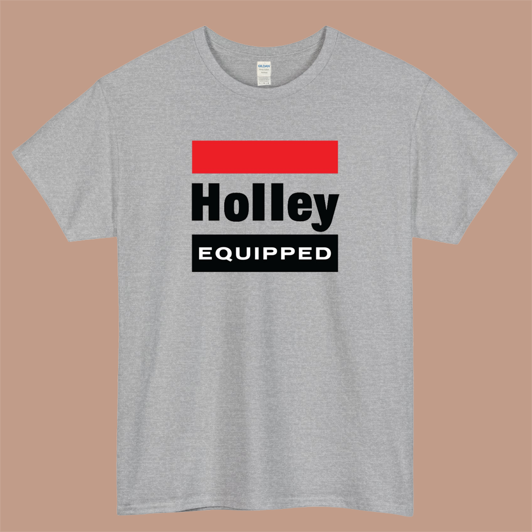 Holley Equipped Logo Mens Unisex Short Sleeve T-Shirt Size S-3XL - P