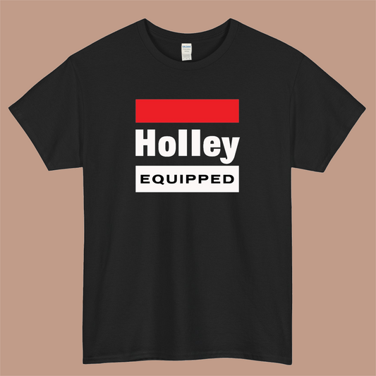 Holley Equipped Logo Mens Unisex Short Sleeve T-Shirt Size S-3XL - P